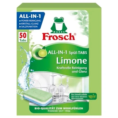 Image of Frosch Lemon Dishwasher Tablets 50 (1000 g)