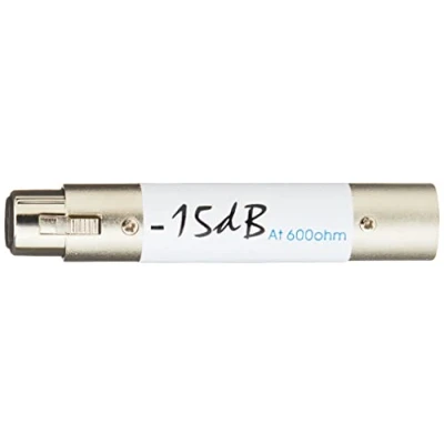 Image of PRO SIGNAL PSG02972 XLR Attenuator Adaptor, 15dB