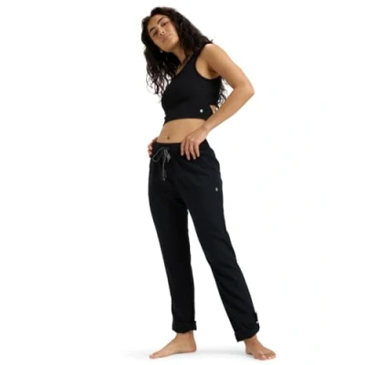 Image of Roxy ON THE Seashore Trousers, Women&#039;s, Size: Medium, Anthracite