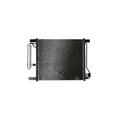 Image of 921001KC0A, 921003DD0A Condenser NRF 350422 with dryer, seal ring 15,5mm 10,1mm Aluminium 487mm NISSAN: Juke
