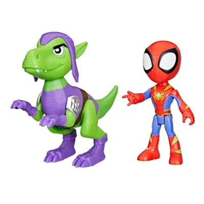 Image of Hasbro Marvel SPIDEY AND HIS AMAZING FRIENDS HERO DINO WEBS