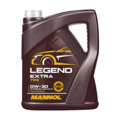Image of Mannol 5 Litre Legend Extra 0W 30 Engine Oil 7919 API SP ACEA C2 Universal Bi Synthetic PAO And Ester Technology