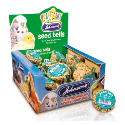 Image of Johnsons Veterinary Products Ltd Jvp Treat2Eat Canary/Finch Seed Bell 34G