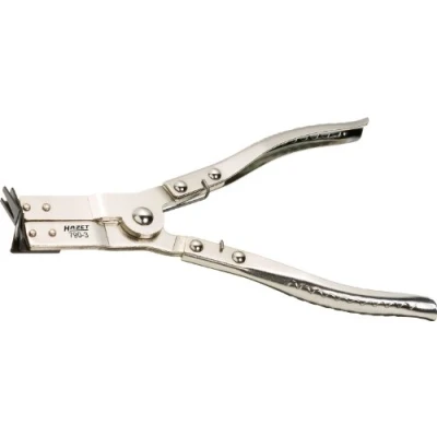 Image of HAZET 790 3 220 mm Piston Ring Pliers with Burnished Prism Holder Nickel Plated