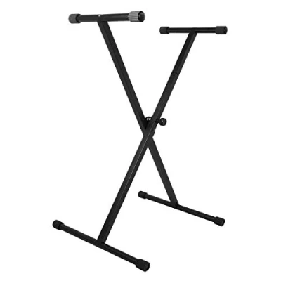 Image of On Stage KS7190 Classic Single X Keyboard Stand, Black