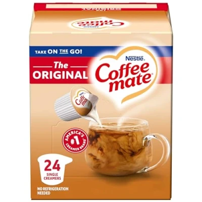 Image of Coffee mate Original Liquid Creamer 24 Ct Singles, 9 Fl Oz