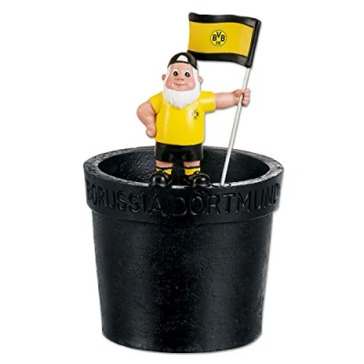Image of Borussia Dortmund BVB Garden Gnome Flower Pot One Size