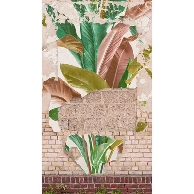 Image of Metropolitan Stories Mural Sidewalk Palm Art 392481
