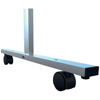 Image of Nobo 1915554 Premium Plus Clear PVC Protective Divider Screen Castors x4
