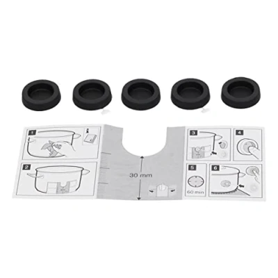 Image of BSH Cookware Patches Adhesive Pads Silicone Induction Hob Original Bosch Siemens 00577921 577921