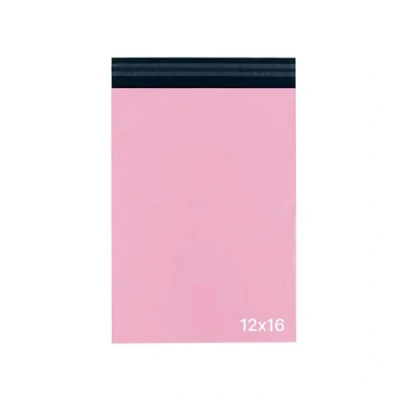 Image of delka Mailing Bags, Durable Pink Poly Mailer Tear Resistant Shipping Envelopes for Clothing, Documents, Strong Self Seal Adhesive, Waterproof &amp; Lightweight (12x16, 25PK)