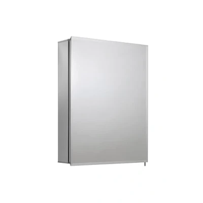 Image of Croydex Langley Single Door Aluminium Cabinet with Hang N Lock Fitting System, 51 x 66 cm,White