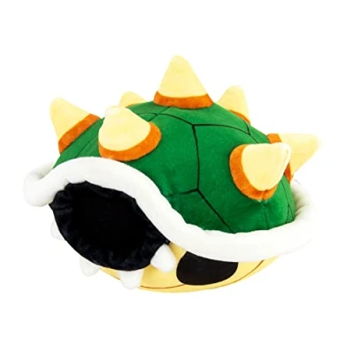 Image of Club Mocchi Super Mario Bowser&#039;s Shell Junior 6 Inch Plush Stuffed Toy Collectible Toys for Ages 3+ Years Old, Red