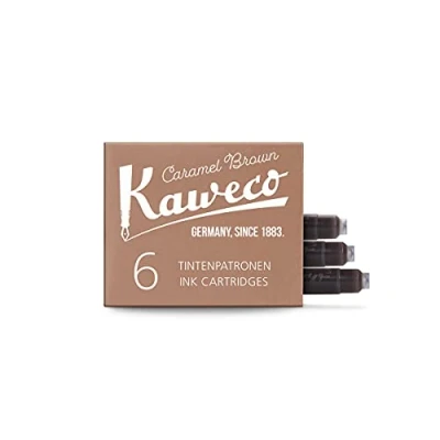 Image of Kaweco Ink Cartridges 6 Pieces Caramel Brown, 10000259