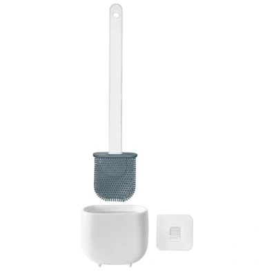 Image of WE Toilet Brush in TPR and Thermoplastic Rubber, White, Silicone, 1 escobilla