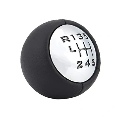 Image of Qiilu 6 Speed Gear Shift knob Car Lever Head Shifter Stick Fit for 307 308 3008 407 5008 807 C3 C4 C8. Peugeot rcz