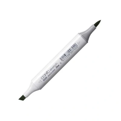 Image of Copic Sketch Coloured Marker Pen (BG 99) Flagstone Blue, For Art &amp; Crafts, Colouring, Graphics, Highlighter, Design, Anime, Professional Beginners, Supplies Colouring Books