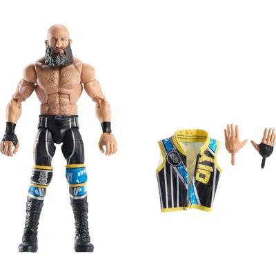 Image of Mattel WWE Elite Action Figure &amp; Accessories, Series #114 6 inch Collectible Tommaso Ciampa with 25 Articulation Points Swappable Hands, JCH97