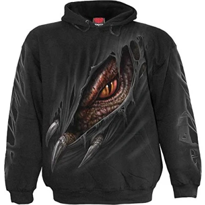 Image of Spiral Breaking Out Kids Hoody Black (UK, Age, 12 Years, Regular, Black)