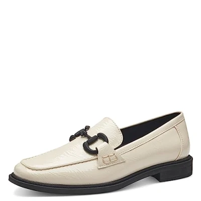 Image of MARCO TOZZI Women&#039;s 2 24205 41 Slipper, Cream Pat. Cb., 5
