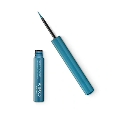 Image of KIKO Milano Super Colour Waterproof eyeliner 04 High coverage water resistant colourful liquid