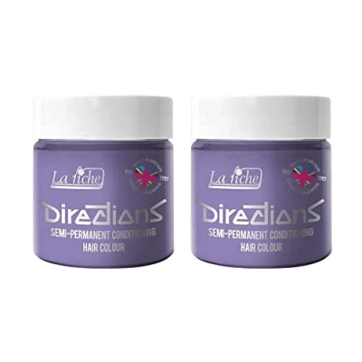 Image of 2x La Riche Directions Semi Permanent Hair Color 100ml Tub Antique Mauve