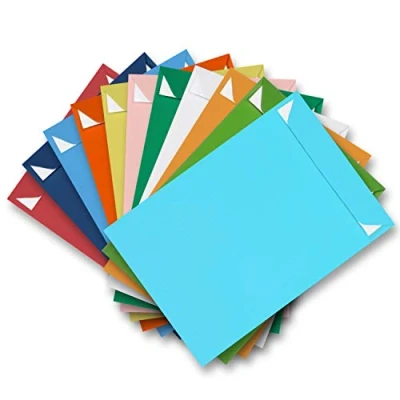 Image of ARTOZ 10x DIN C4 envelopes with self adhesive unlined 324 x 229 mm Multi coloured (colour selection random) without window series 1001