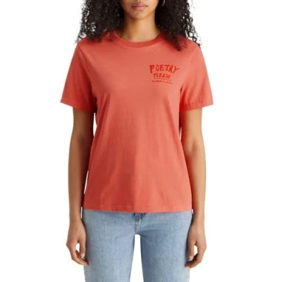 Image of Scotch &amp; Soda Women&#039;s Regular Fit T Shirt with Small Chest Artwork, ni 7329, S