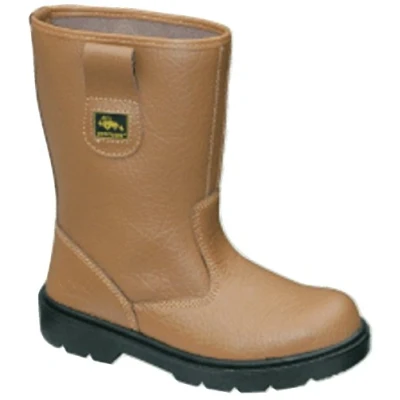 Image of WorkForce Size 8 Men&#039;s Wf26ps1p Leather Work Boots Brown