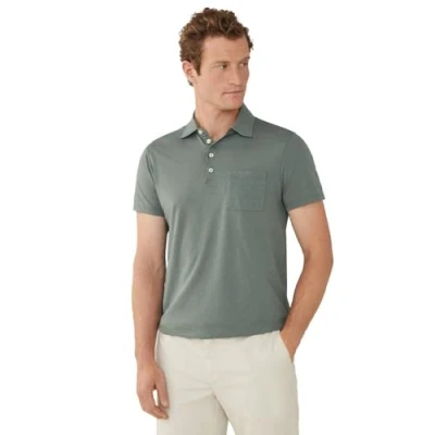 Image of Hackett London Men&#039;s GMD Pocket JSY Ss Polo, Brown (Khaki), XS