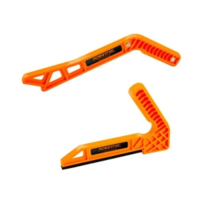 Image of POWERTEC Deluxe Push Stick Fits Table Saws, Router Tables, Band Saws &amp; Jointers. Ergonomic Handles Safety Tool for Wood working and Hand Protection. 2PK (71511)