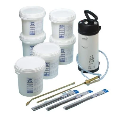 Image of DryFix DPC Damp Proofing Injection Cream BBA 5Ltrs x 6 Kit