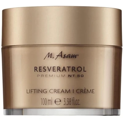Image of M. Asam resveratrol Premium NT50 lifting Face Cream XXL (100ml) Anti Aging Moisturizer with concentrated &amp; special peptide to firm smooth skin, facial care