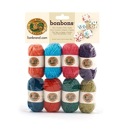 Image of Lion Brand Yarn Company 1 Piece Bonbons, Celebrate, Multi Colour,8 x 38.3 yd/35 m