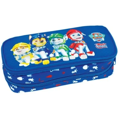 Image of OM SUPPLIES Paw Patrol Iconic TV Cartoon Characters Pencil Case with 2 compartments for Kids Childrens Character Back to School Gift (Paw Knights)