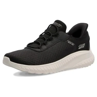 Image of Skechers Women&#039;s BOBS Squad Chaos, Black Mesh, 3 UK