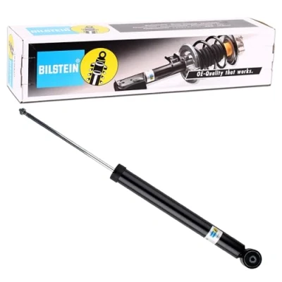 Image of 6RF513025C, JZW513025L Shock Absorber BILSTEIN 19 283524 Rear Axle Gas Pressure Twin Tube does not carry a spring Bottom eye, Top pin