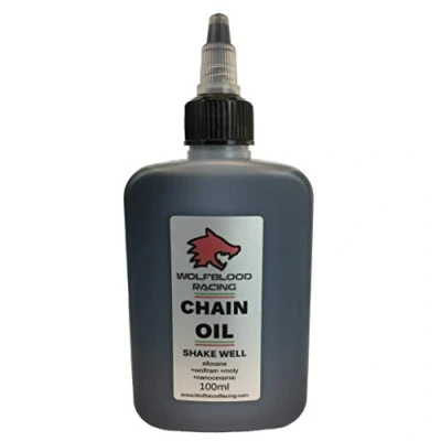 Image of Wolfblood Racing chain Oil Ultra low friction cycle lube lubricant 100ml
