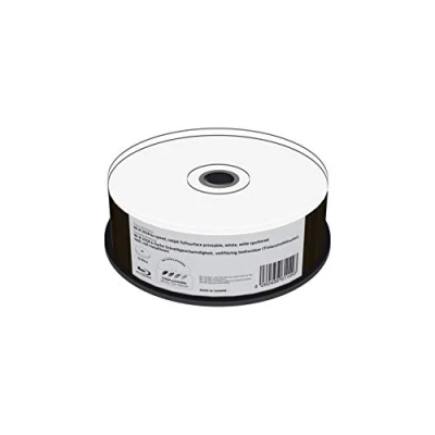 Image of MediaRange BD R 25GB 6x Write Speed Full Surface Printable (Inkjet Printer) Fully Metallised 25 Cake Box