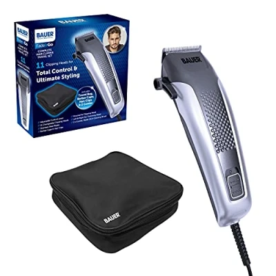 Image of Bauer Hair Clipper Set with Travel Bag