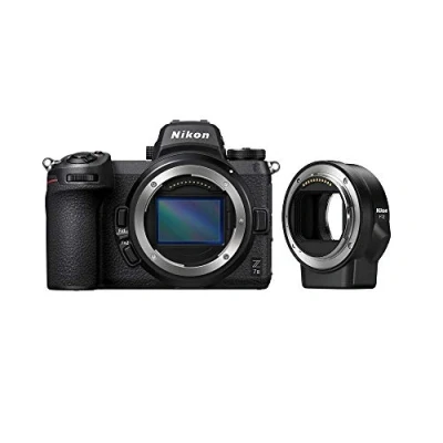 Image of Nikon Z7 II + FTZ Adapter Mirrorless Camera Kit (45.8 megapixel, Ultra wide ISO, 10 fps Continuous Shooting, Duel Processor, Card Slots)