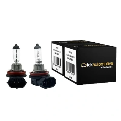 Image of Tek Automotive H11 Car Bulb Halogen Headlight Headlamp Fog Light 711 12V 55W PGJ19 2 Twin Pack