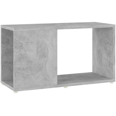 Image of vidaXL TV Cabinet in Concrete Grey Engineered Wood Perfect for Modern Living Room or Bedroom Décor