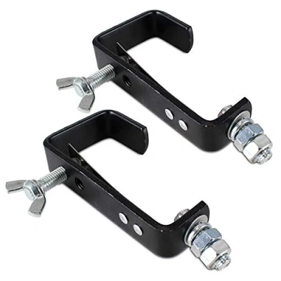 Image of beamz 2x Black G Clamps Lighting Hooks