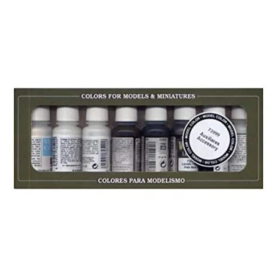 Image of Vallejo Model Color 17 ml Auxiliary Set,Black