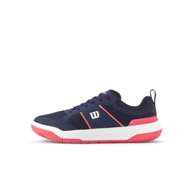 Image of WILSON Pickle Pro Women&#039;s Pickleball Shoes Sneaker, Navy Blazer/White/Dubarry, 6.5 UK