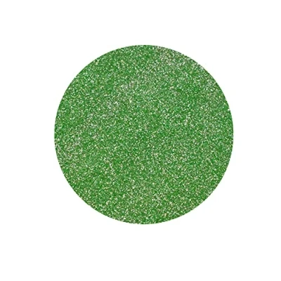 Image of Craftplay Coloured Glitter Art Sand 400 Gram Bag Kids Mix of fine Silver &amp; Sand! Green