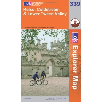 Image of Explorer 339 Kelso, Coldstream &amp; Lower Tweed Valley Map With Digital Version
