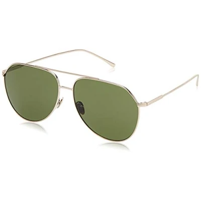 Image of Lacoste Unisex&#039;s L209s Sunglasses, Shiny Gold, 60.93 mm