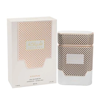 Image of KHADLAJ Shiyaaka Rose Gold Eau de Parfum Floral and Woody Fragrance for Men Women Long lasting Sophisticated Elegant 100 mL Bottle